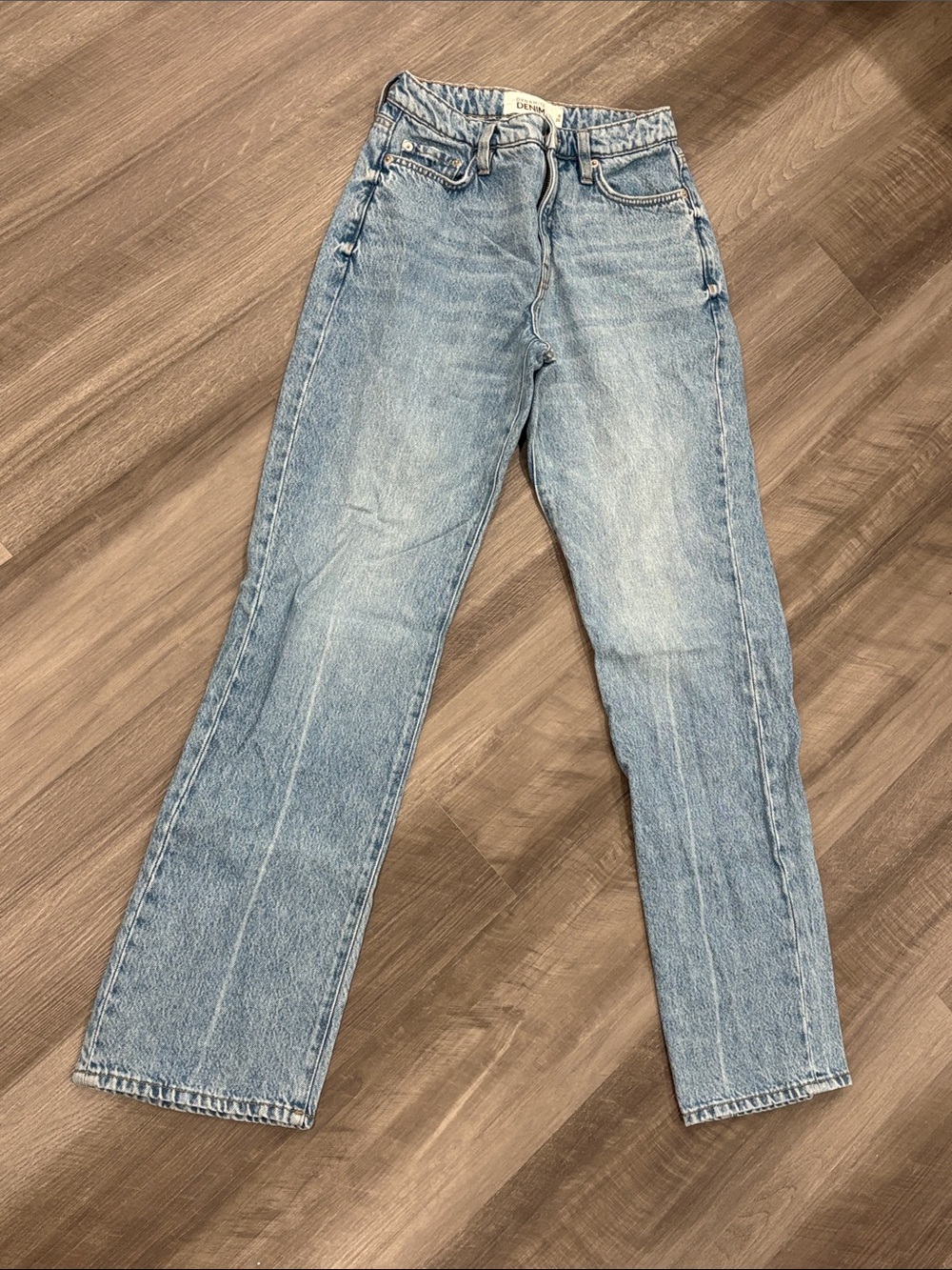 Straight leg jeans